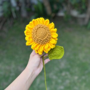 Double-Layer Crochet Sunflower